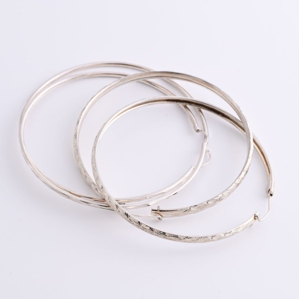 Sterling Silver earrings - (A281)